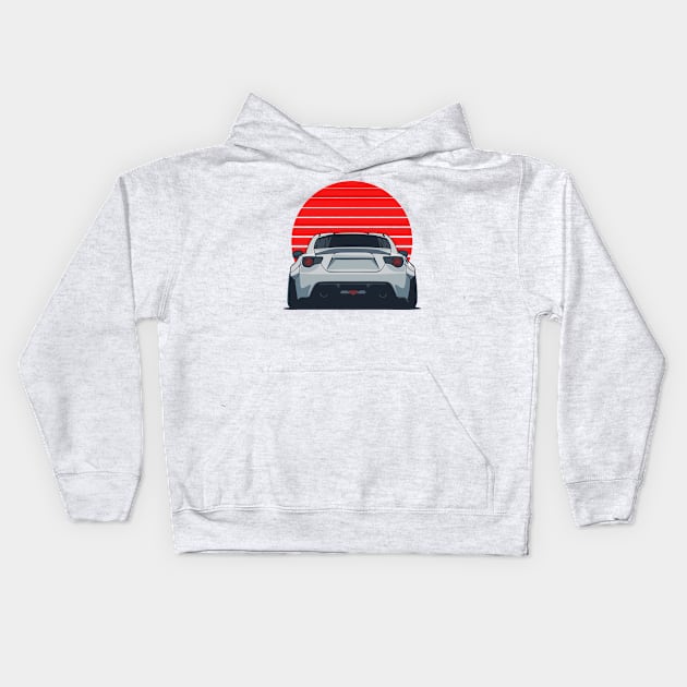 Subaru BRZ Kids Hoodie by artoriaa